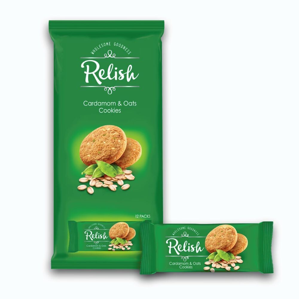 Relish Cardamom & Oats Cookies