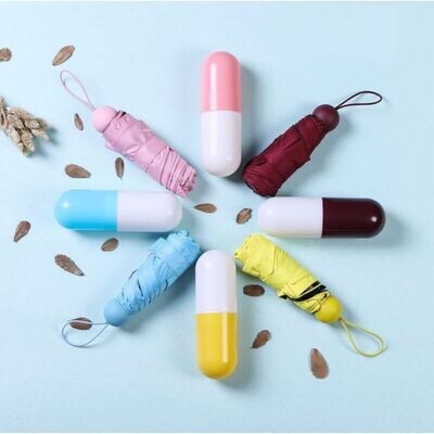 Portable Uv UV Folding Umbrella Sun &amp; Rain Windproof Travelling