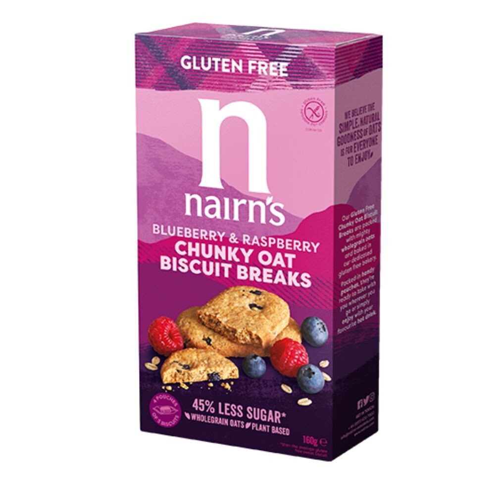 Nairn's Blueberry Raspberry Chunky Oat Biscuit