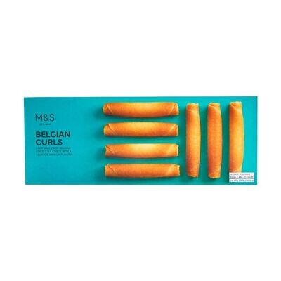 M&amp;S Belgian Curl Biscuits 200g