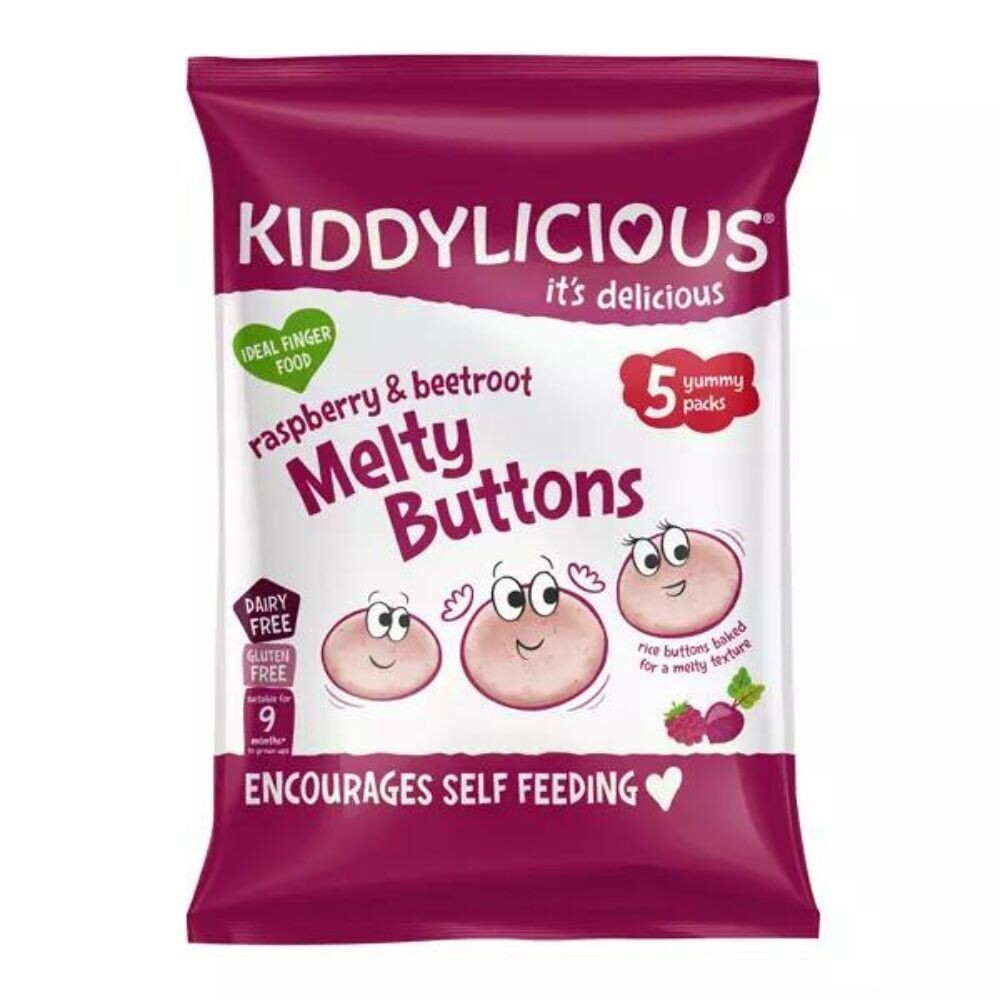 Kiddylicious Raspberry & Beetroot Melty Buttons