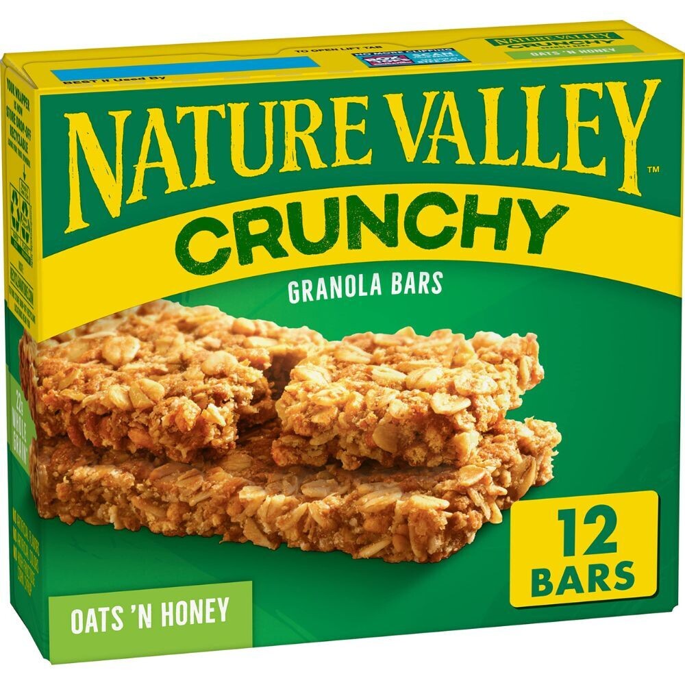 Nature Valley Granola Bars, Oats 'n Honey, Crunchy