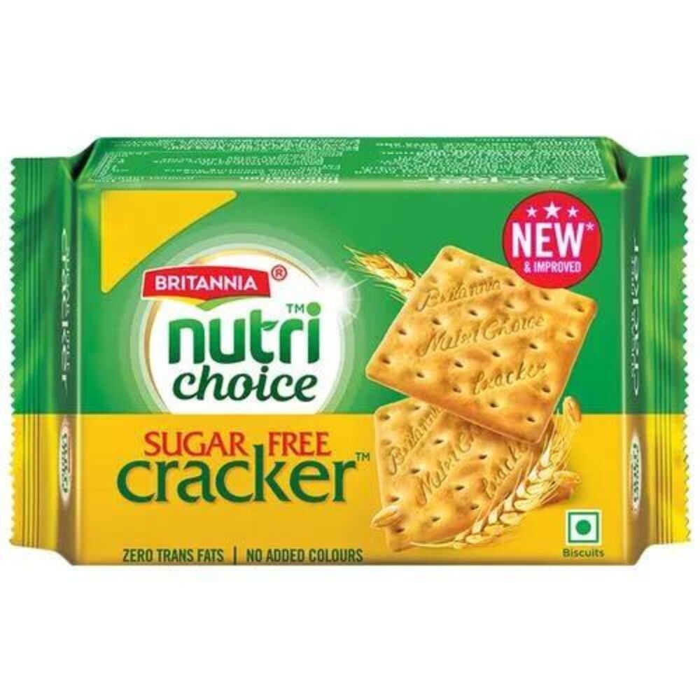 Britannia Nutri Choice Sugar Free Cracker 300gm Britannia Nutri Choice Sugar Free Cracker 300gm