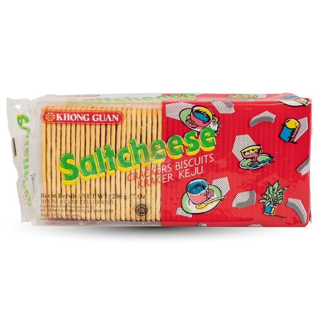 Khong Guan Saltcheese Crackers - 200gm