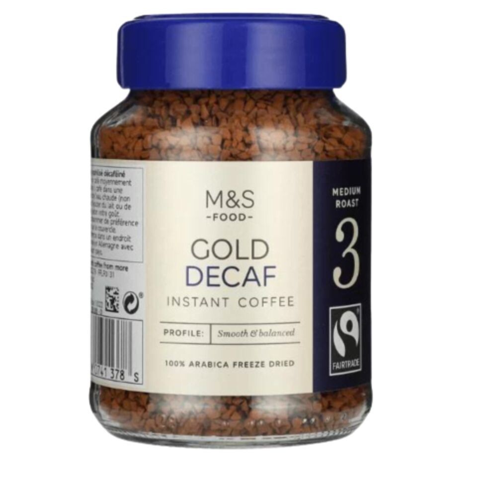 M&amp;S Gold Decaf Instant Coffee 200g