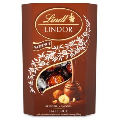 Lindt Lindor Hazelnut Chocolate Truffles