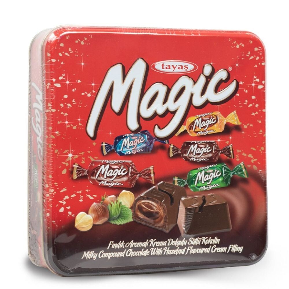 Tayas Magic Milky Hazelnut Assorted Chocolate Tin Box