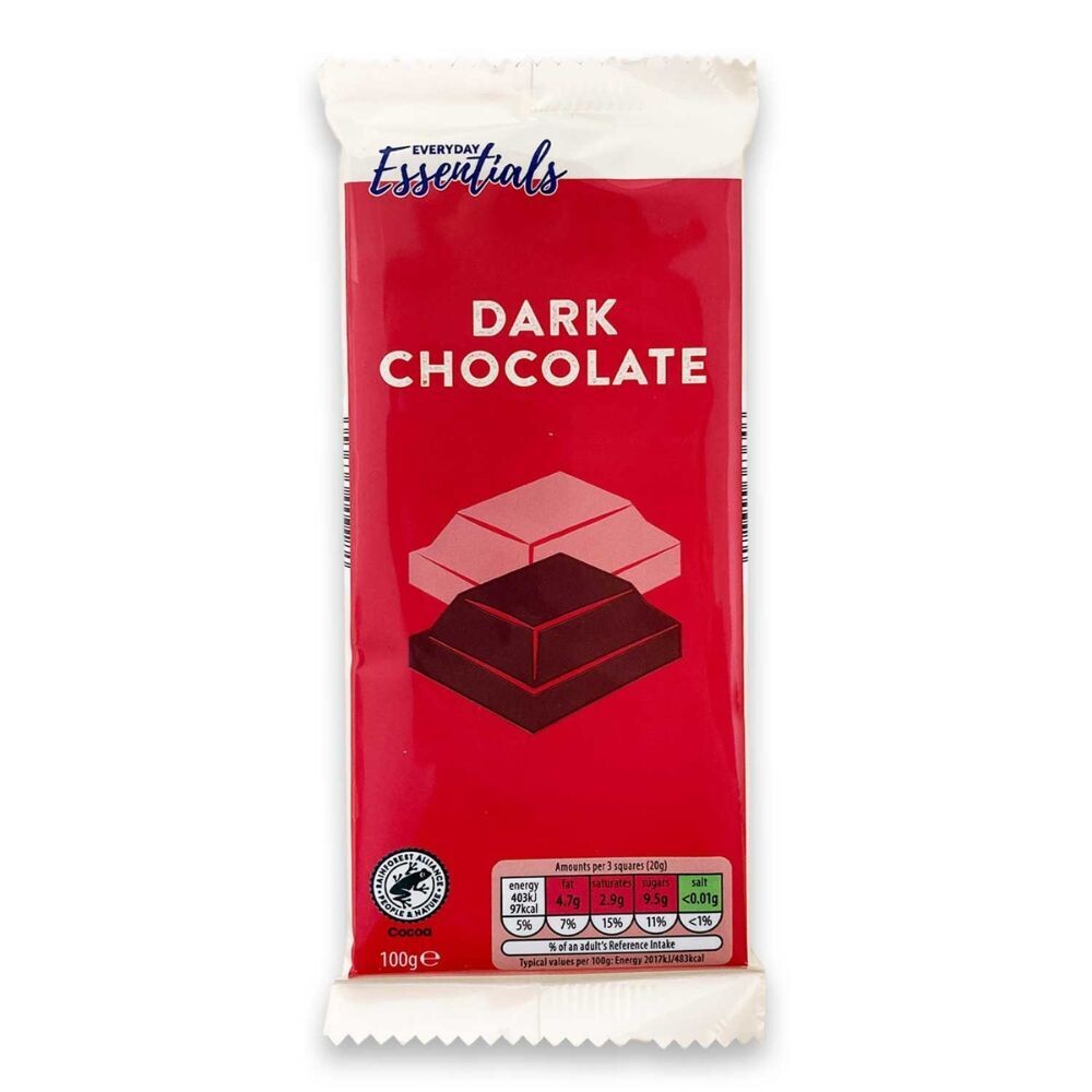Dark Chocolate 100g Everyday Essentials