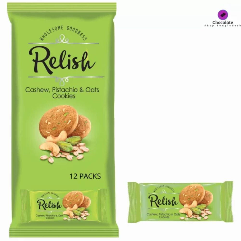 Relish Cashew Pistachio and Oats Cookies
