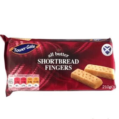 Tower Gate All Butter Shortbread Fingers