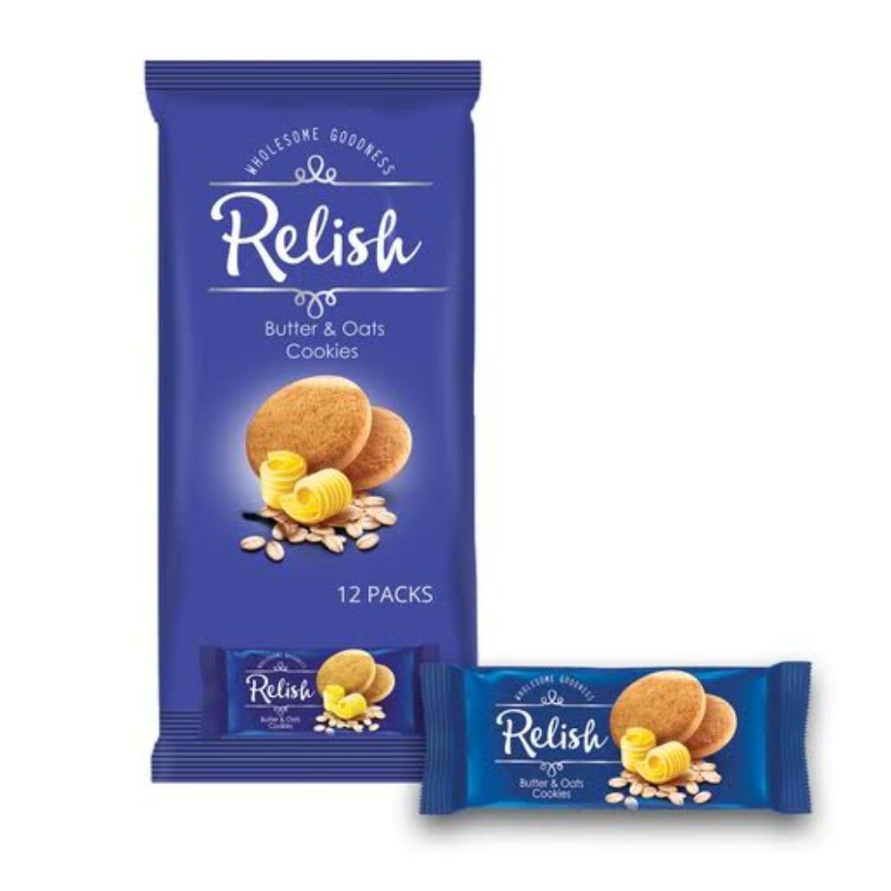 Relish Butter &amp; Oats Cookies 504gm