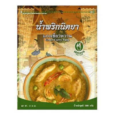 NITTAYA THAI CURRY Green Curry Paste-1kg Paste