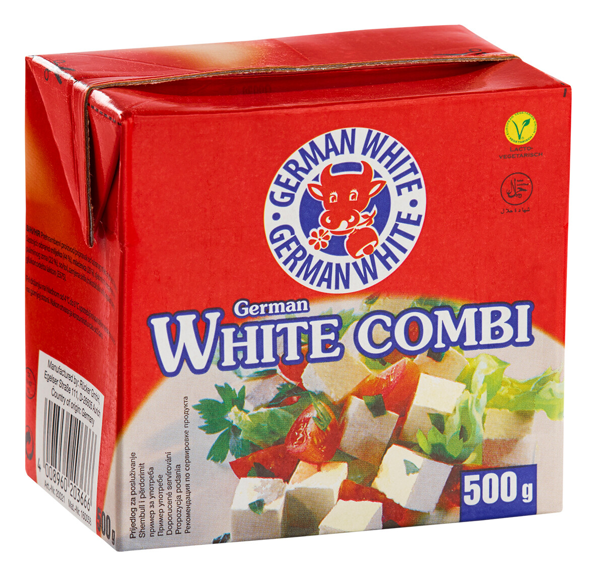 GERMAN WHITE COMBI FETA CHEESE-500GM