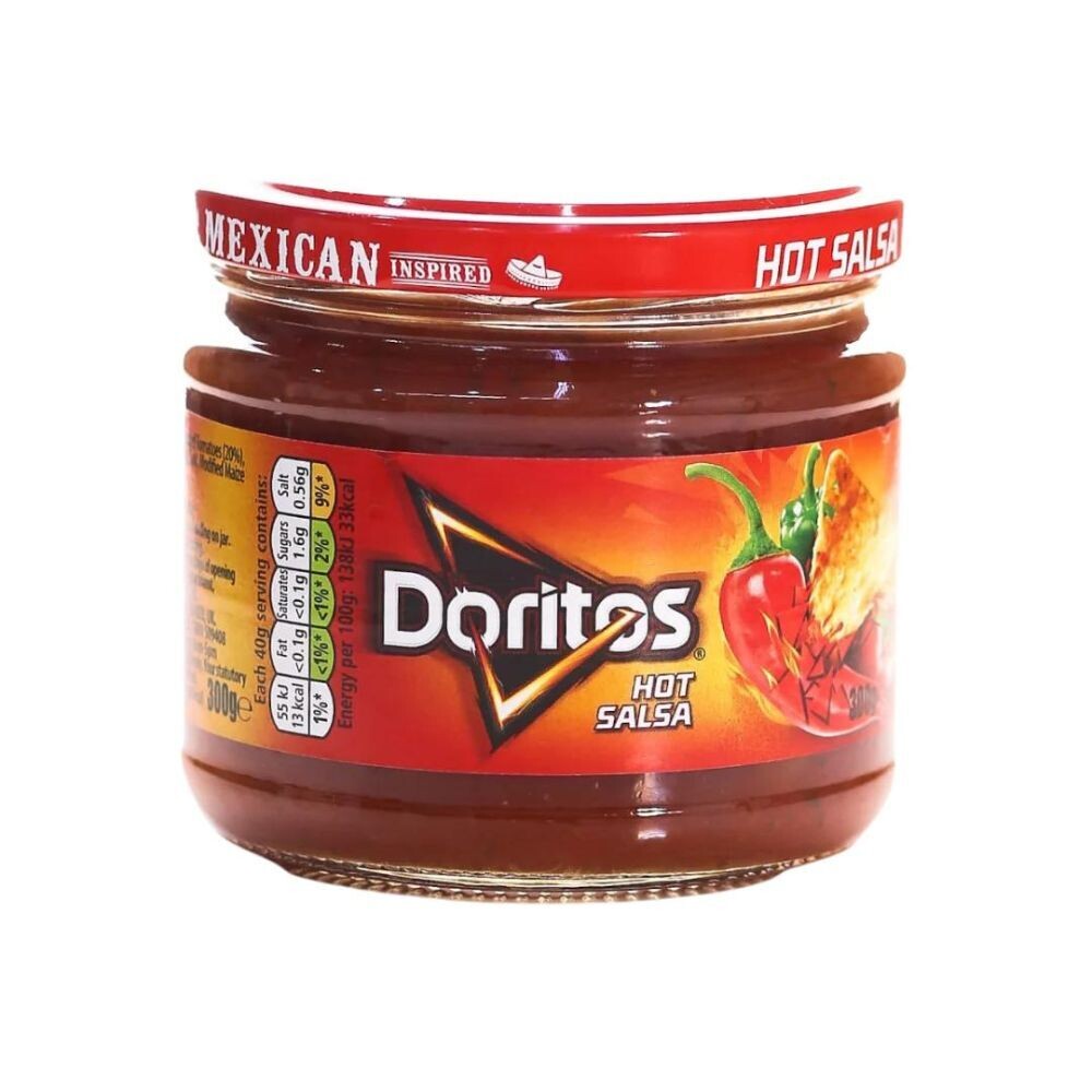 Doritos Hot Salsa Dip Sauce 300g