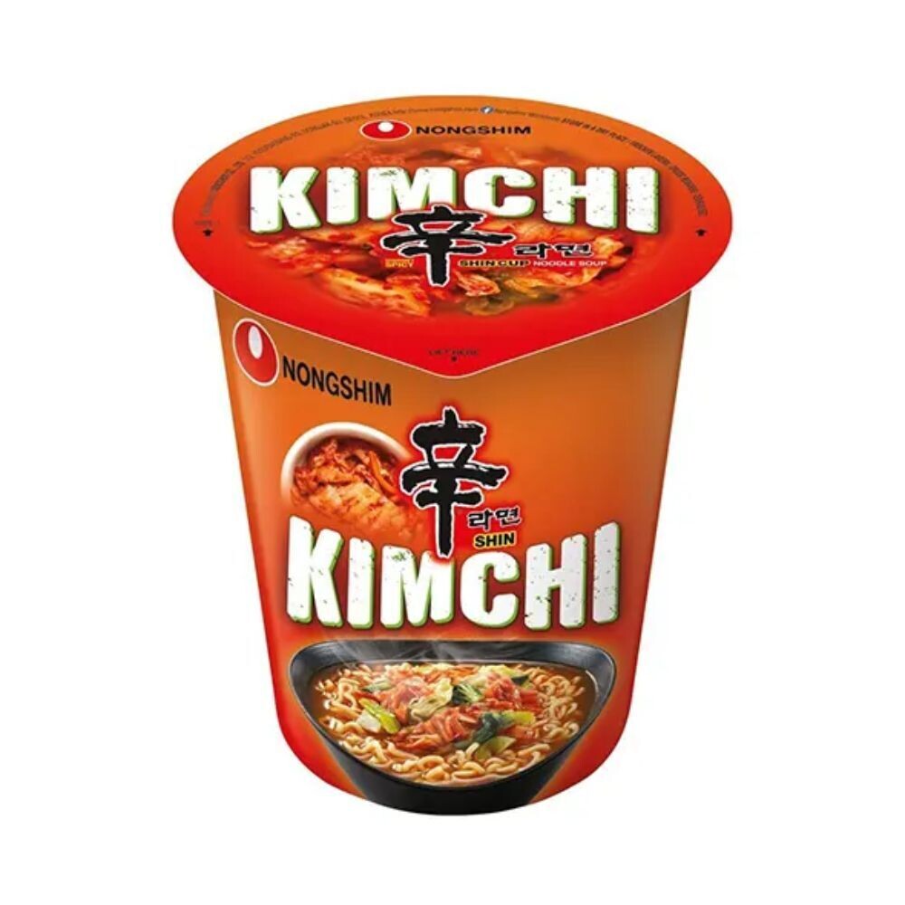 Nongshim Shin Kimchi Cup Noodles - 75g