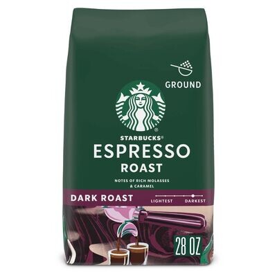 Starbucks Arabica Beans Espresso Roast, Dark Roast