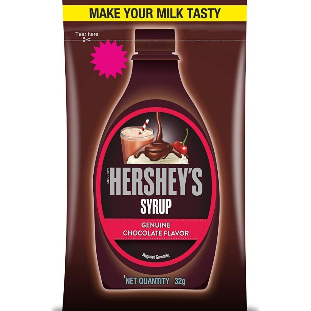 Hershey&#39;s Chocolate Syrup Small Pouch (32g)