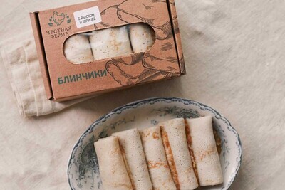 БЛИНЧИКИ С ЯБЛОКОМ И КОРИЦЕЙ