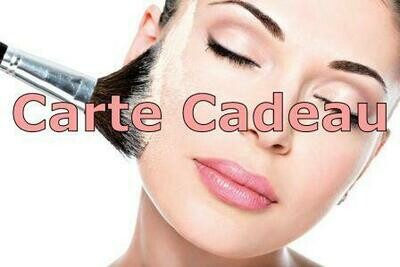 Carte Cadeau Maquillage à domicile