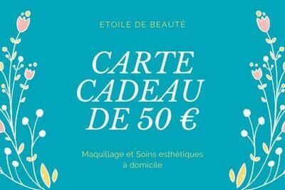 Carte Cadeau 50 €