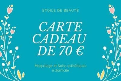 Carte Cadeau 70 €