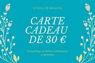 Carte Cadeau 30 €