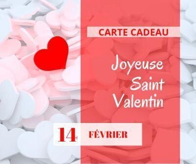 Carte Cadeau Saint Valentin : Massage LOVE