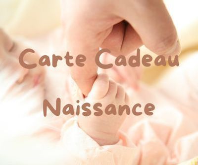 Carte Cadeau Naissance, un Atelier de Massage bébé « Éveil Tendresse »