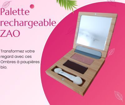 Palette maquillage yeux  rechargeable ZAO
