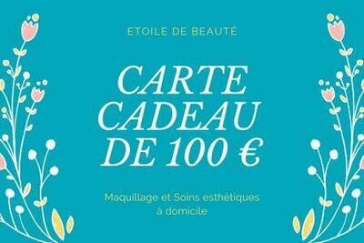 Carte Cadeau 100 € Carte Cadeau 100 €