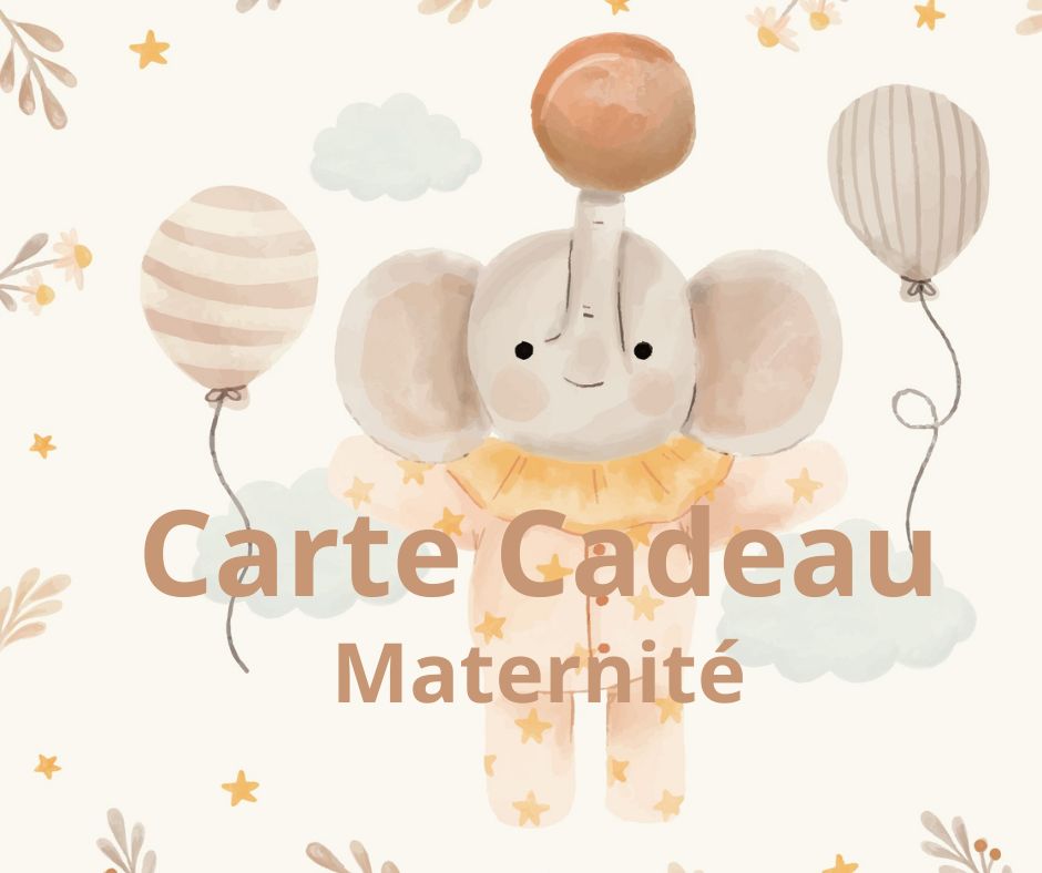 Carte Cadeau massages "Maternité" (au choix pré ou postnatal)