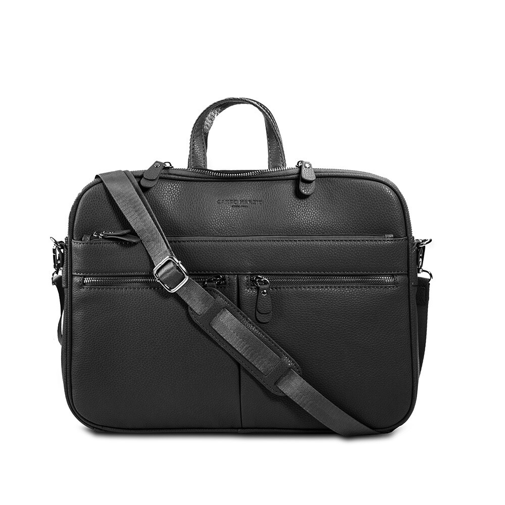 PORTA MESSENGER LAPTOP BAG, COLOUR: BLACK