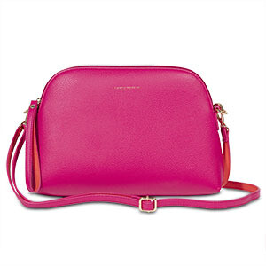 LUNA BAG WITH WRISTLET AND REMOVABLE  CROSSBODY STRAP, COLOUR: PINK (MAGENTA)