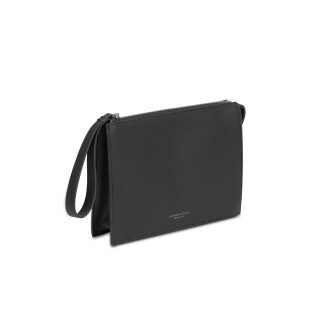 DUBLINO POCHETTE WITH HANDLE, COLOUR: BLACK