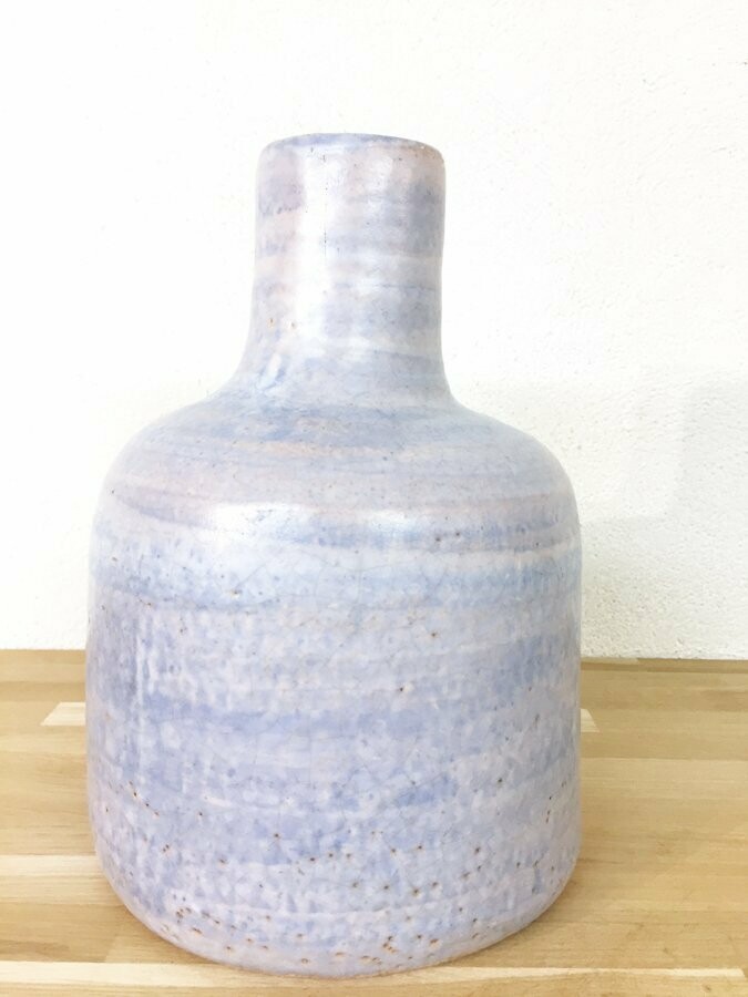 Gros vase céramique violet XXL, 1970