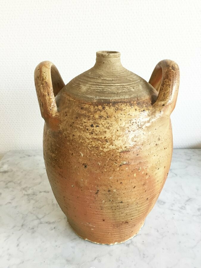 Cruche en terre cuite vintage, 1970