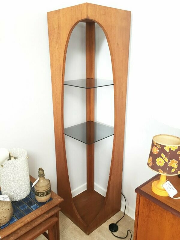 Étagère angle scandinave, 1970
