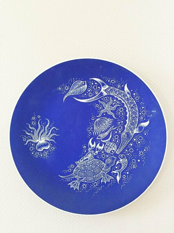 Assiette murale LE TALLEC PARIS, 1900