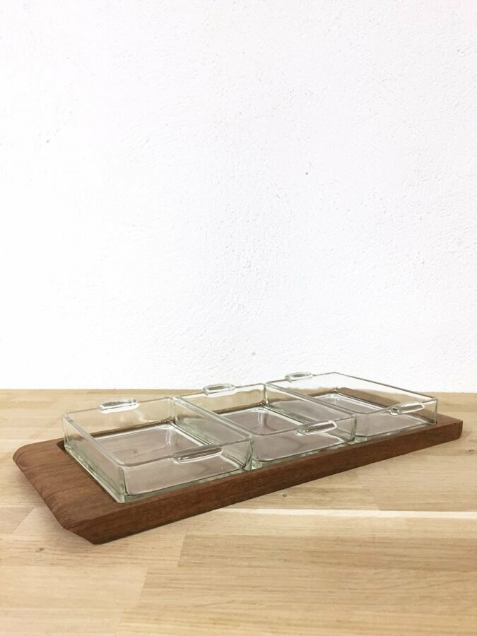 Plateau apéritif danois teck, 1960