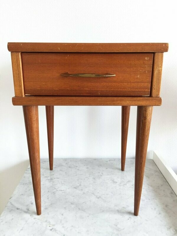 Chevet vintage pied compas, 1960