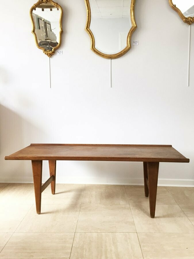 Table basse pieds compas, 1960