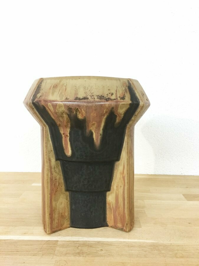 Vase céramique Denbac art déco, 1930