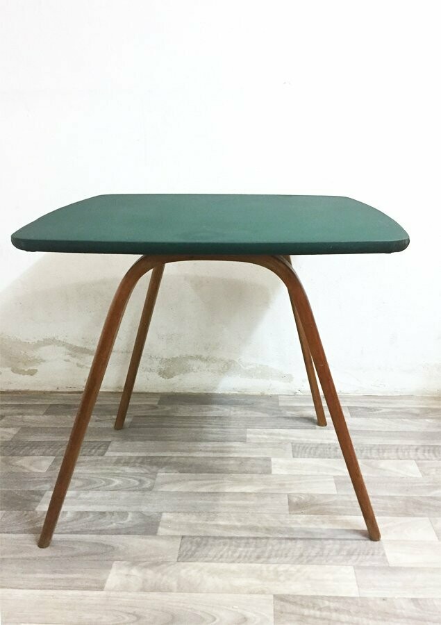 Table de jeux bow wood Steiner, 1960