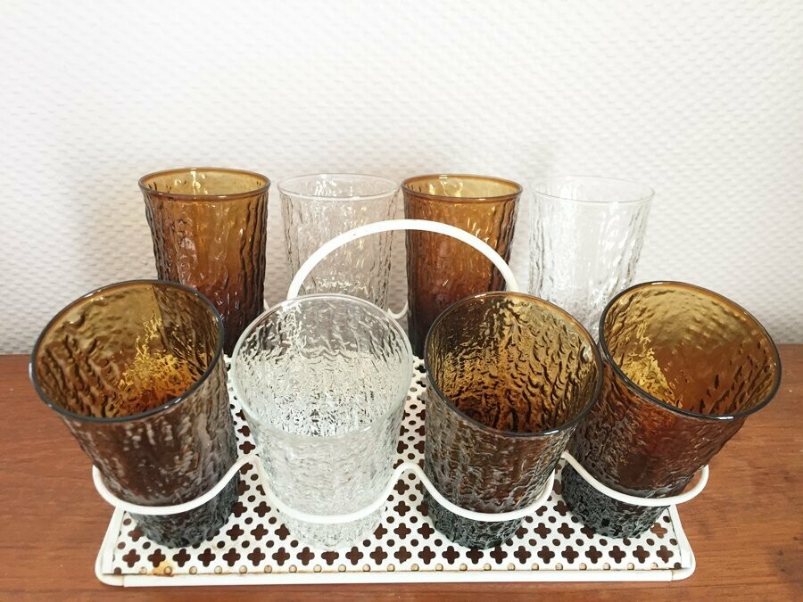 Plateau à verre vintage, 1950