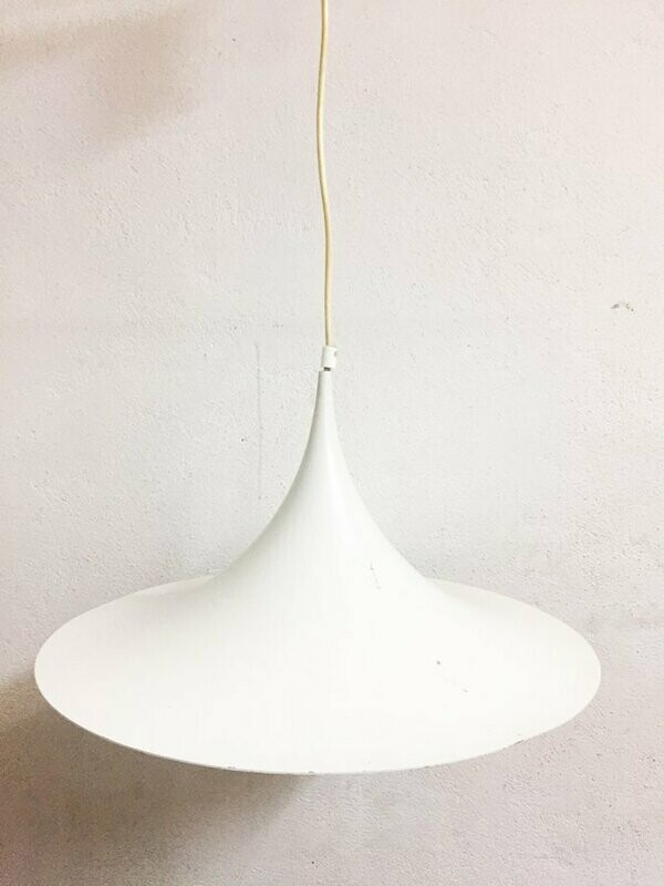 Suspension « Fog and Morup » blanche, 1960