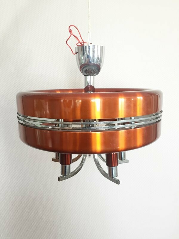 Suspension aluminium orange, 1970