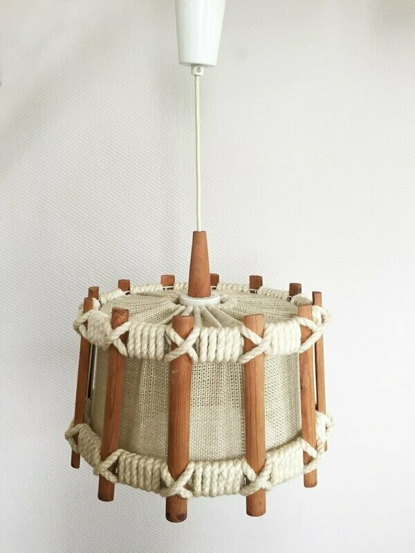 Suspension scandinave corde, années 60