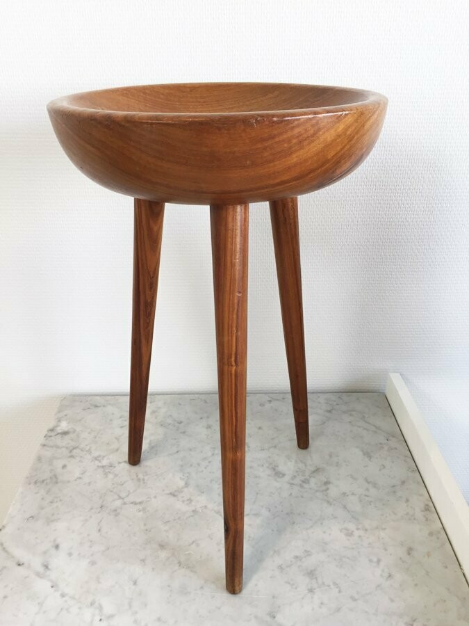Assiette tripode africaine, début 20ème