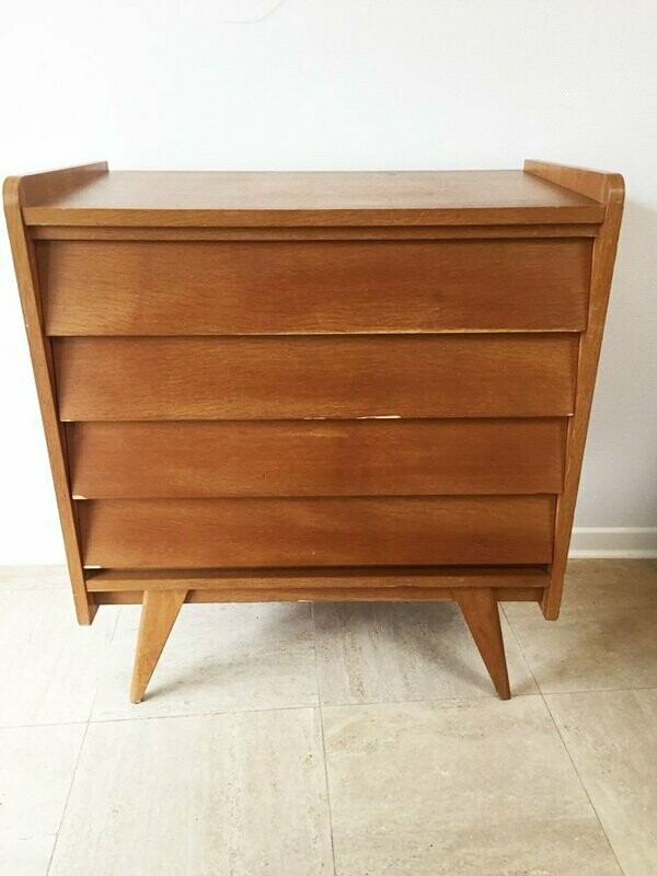 Commode vintage pieds compas, 1960