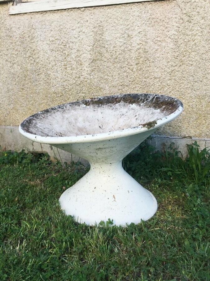 Jardinière fibre ciment, 1970